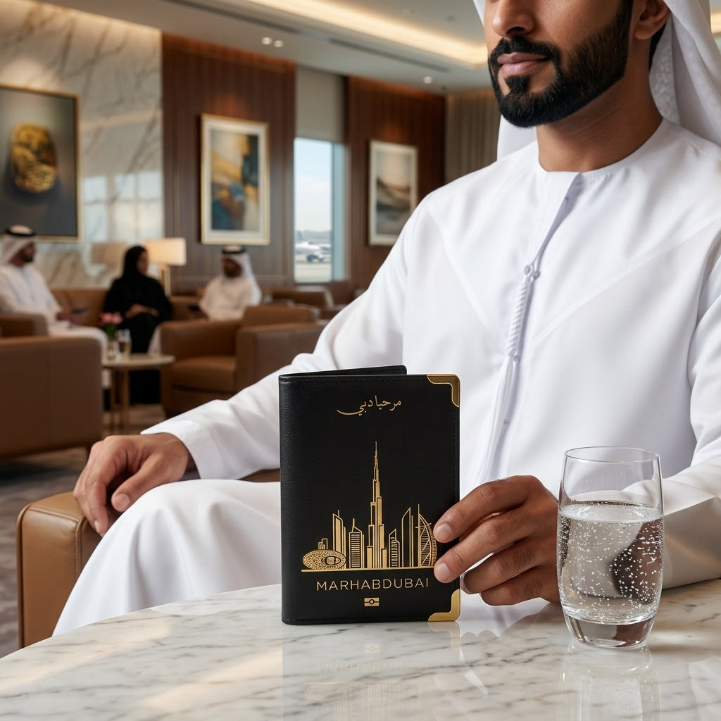 The Marhab Dubai Passport Wallet