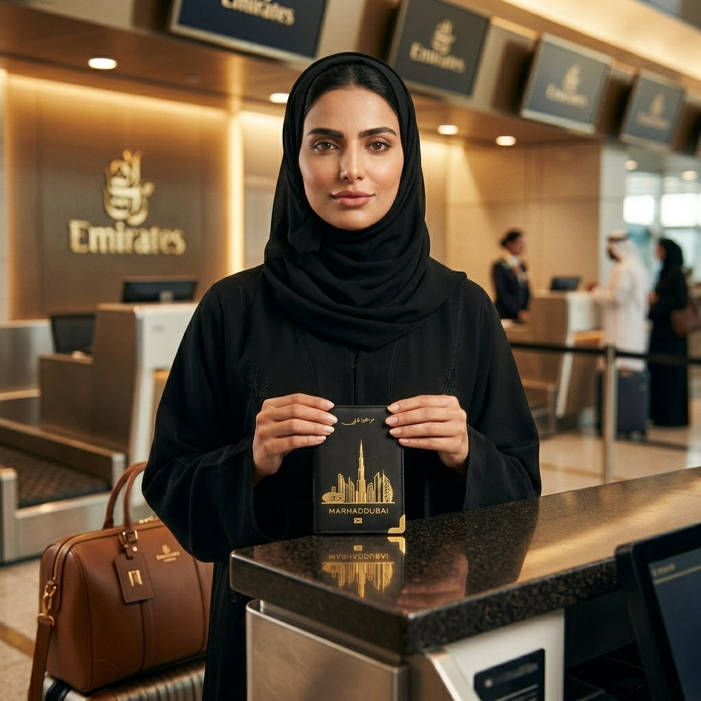 The Marhab Dubai Passport Wallet