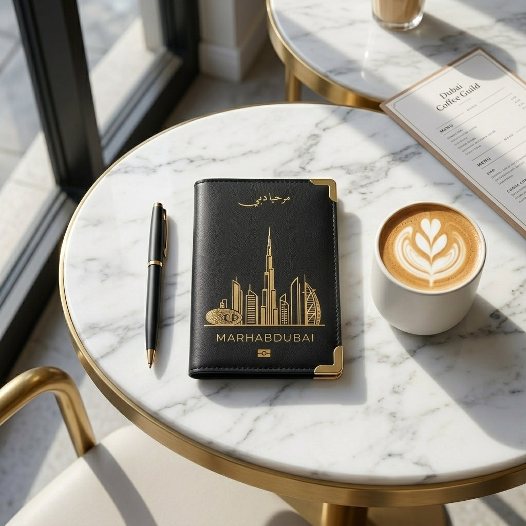 The Marhab Dubai Passport Wallet