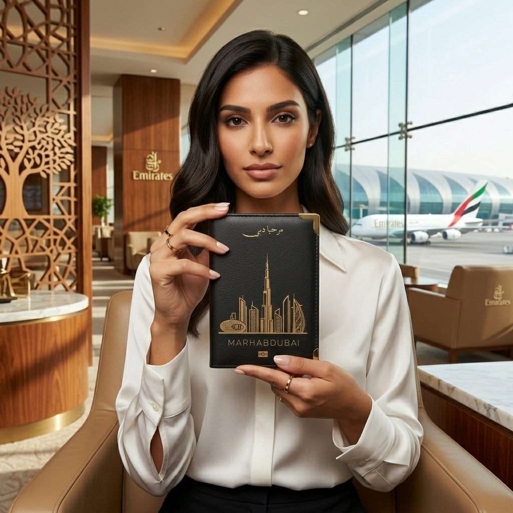 The Marhab Dubai Passport Wallet